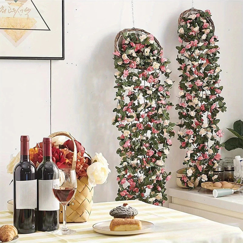250CM Artificial Rose Flowers for Wedding Home Room Decoration Autumn Garden