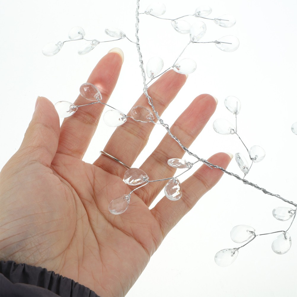 10 Bunches Artificial Acrylic Flower Picks For Diy Crafts Wedding Decoration
