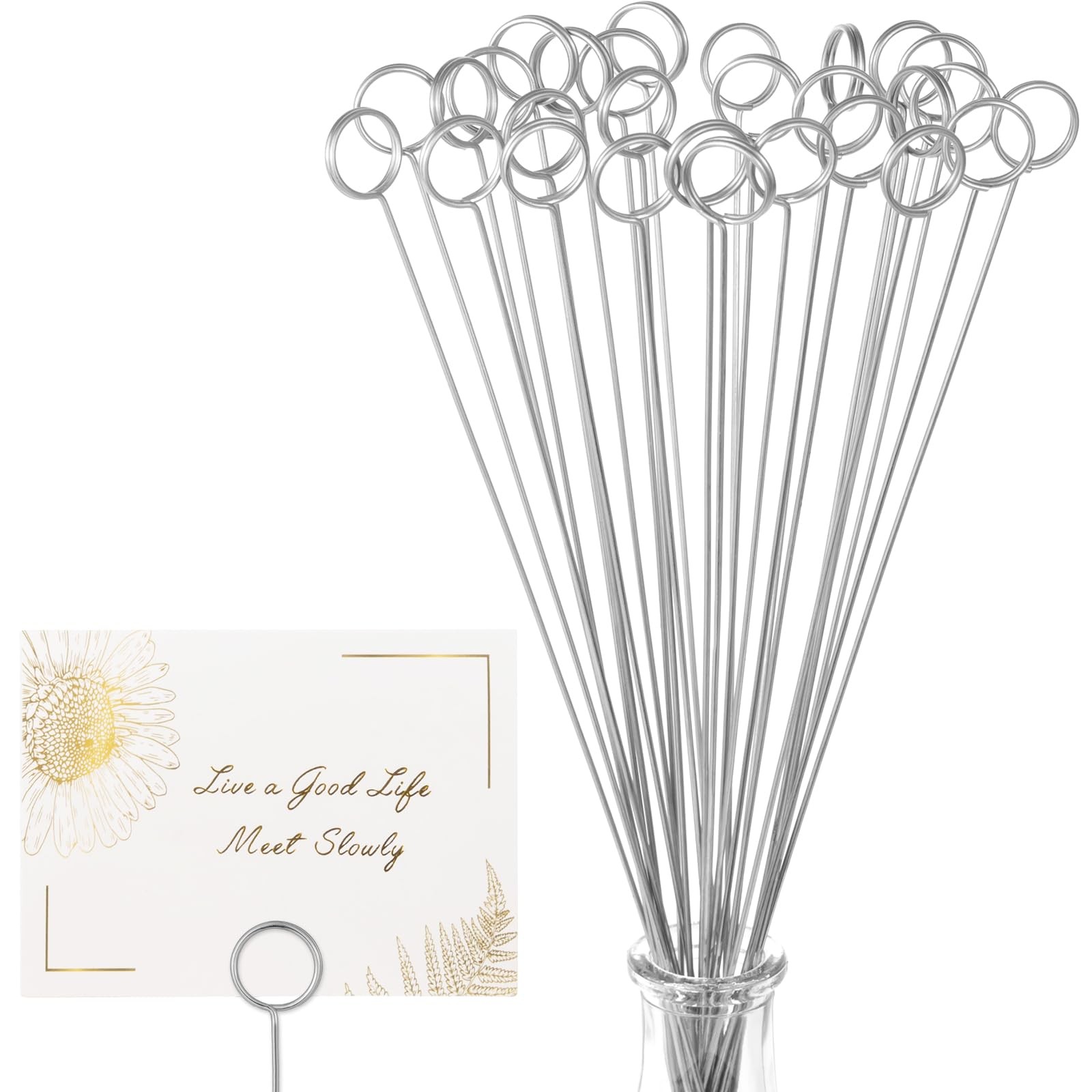 30Pcs Floral Picks-Wire Place for Wedding