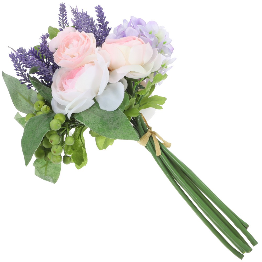 Table Decorations Artificial Flower Flowers for Wedding Roses Bouquet