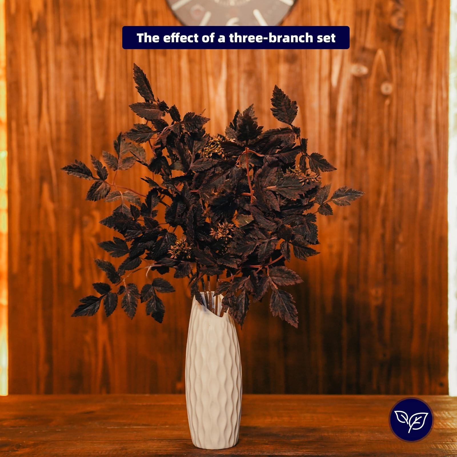 24″ Artificial Flowers, Deep Purple Faux Flowers for Vase Arrangements, Home …