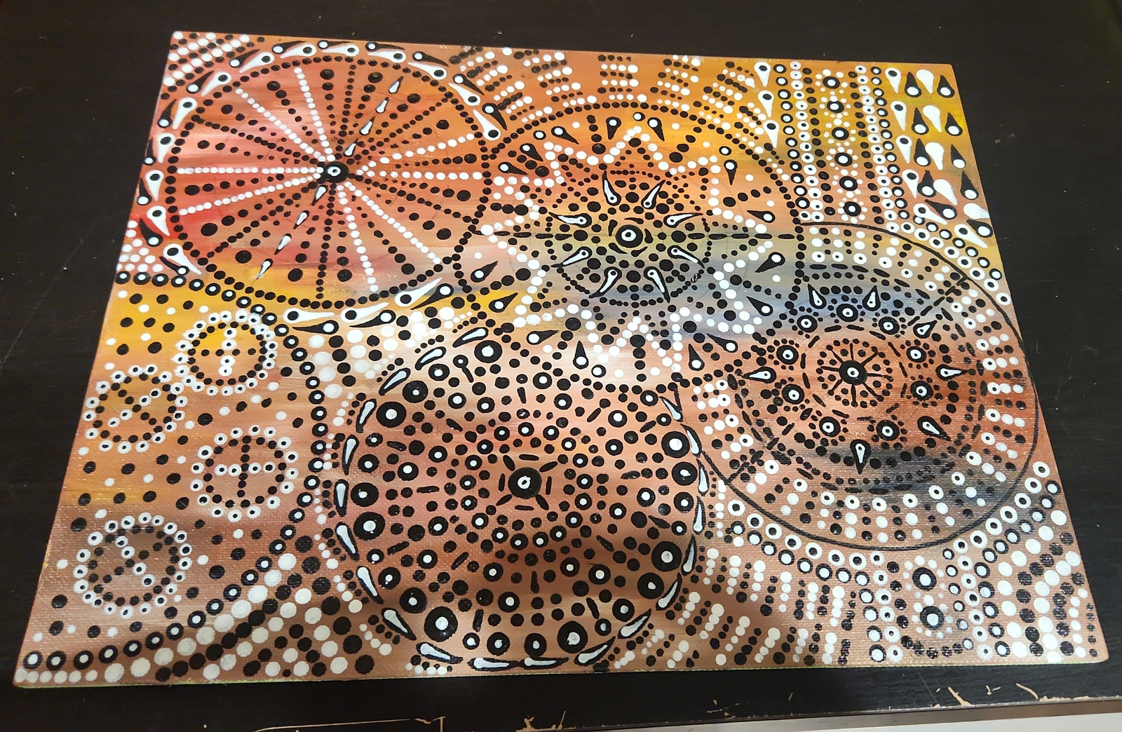 Multicolor Mandala Piece beautiful details