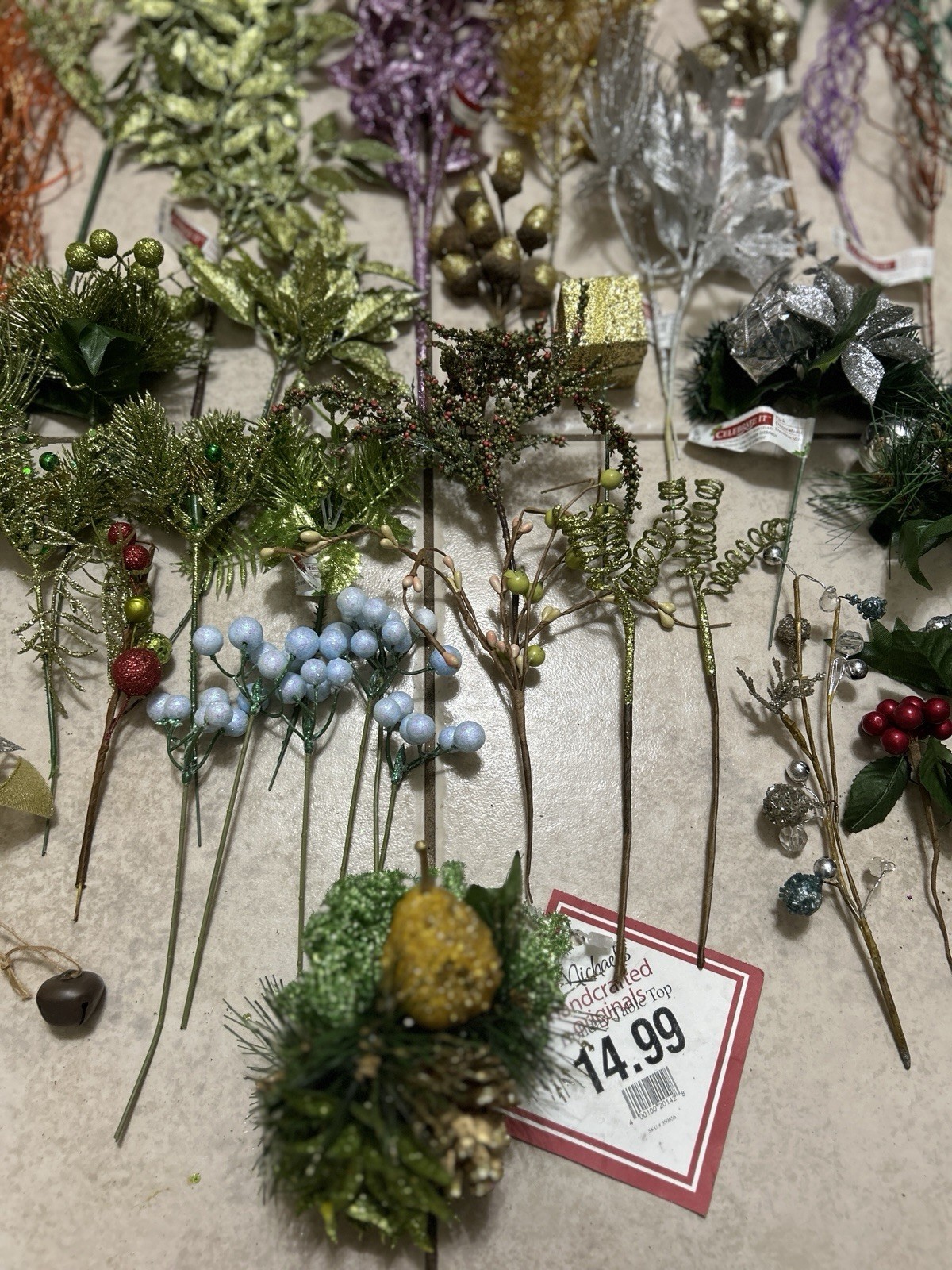 Artificial Stems And Blooms For Crafting/diy