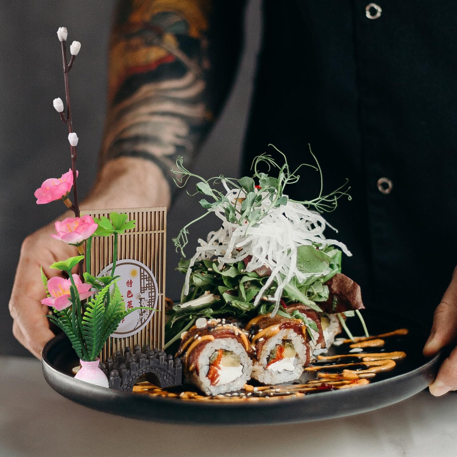 Sashimi Decoration Artificial Mini Japanese Tray Decoration Sushi Restaurant …