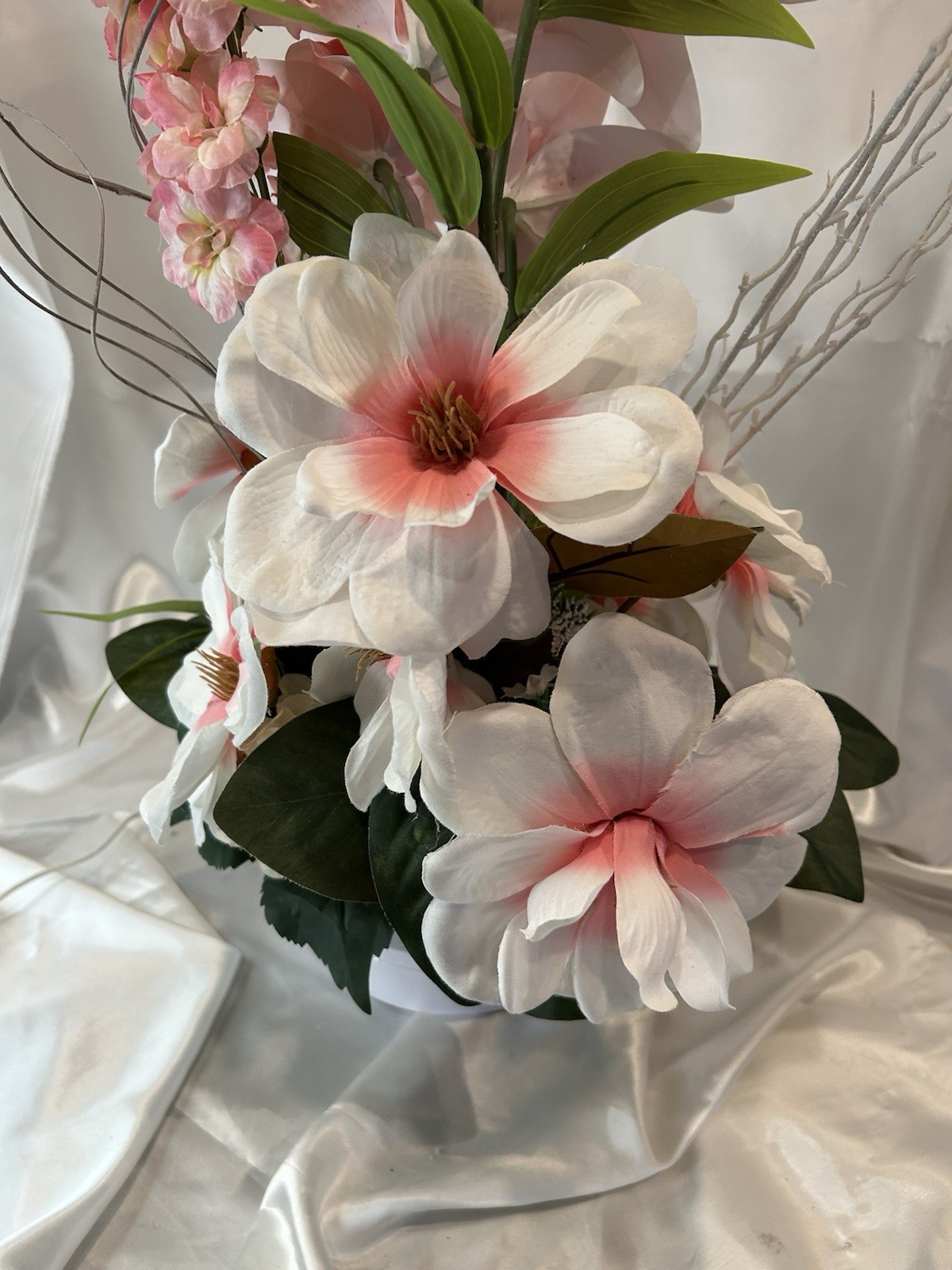 Magnolias, Lillies And Snapdragons