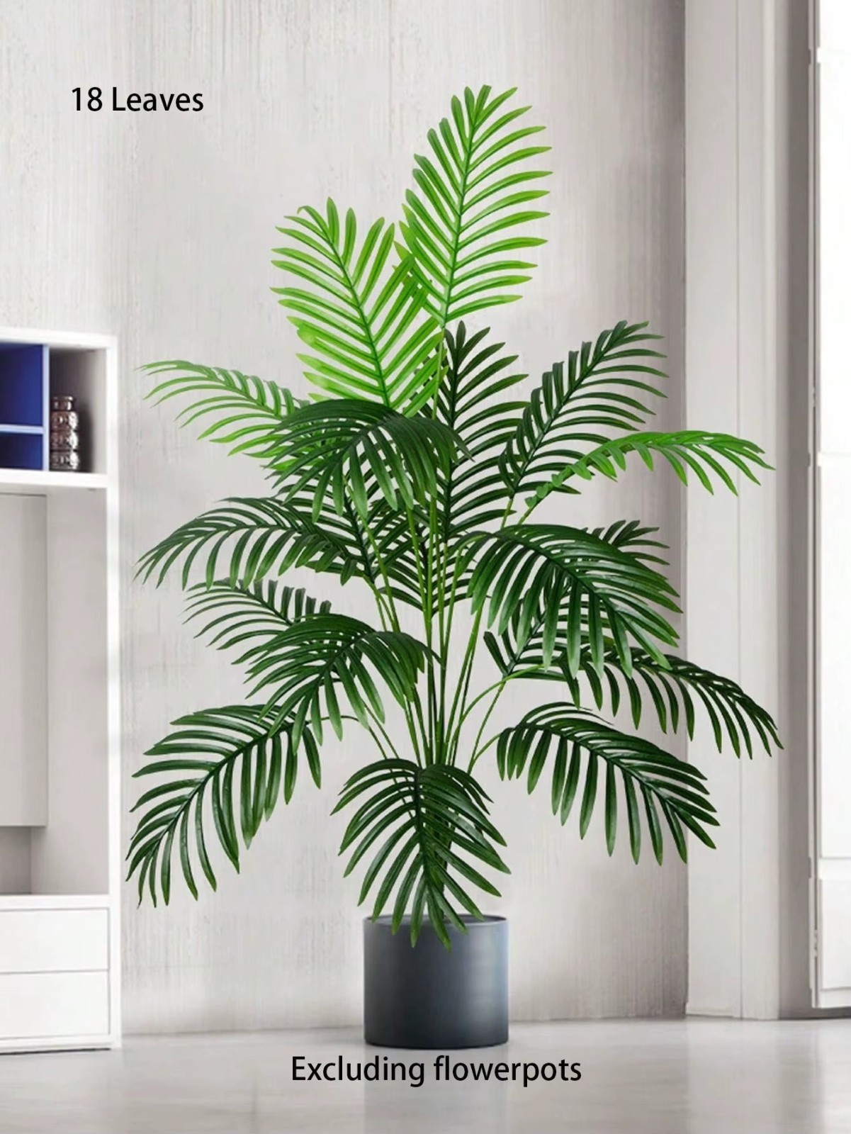 Large Artificial Palm Tree 70-120cm Faux Tropical Plant Indoor Home Office Decor