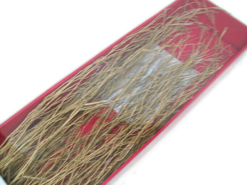 Indoor Christmas Straw Brown Lighted Decorative Twigs Branches 50 Micro Bulbs