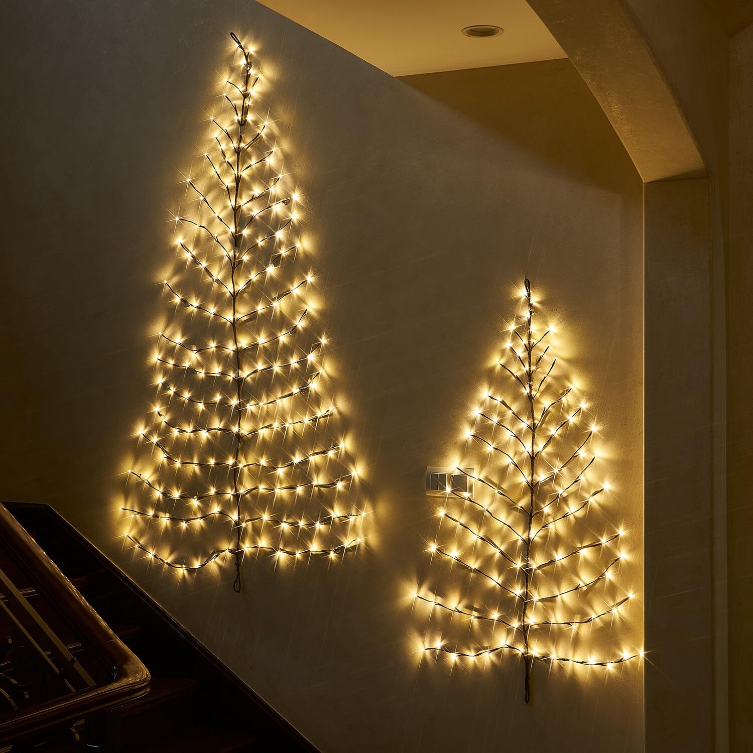 Lighted Wall Tree 4FT 108LED Warm White for Home Decor Christmas Tree Lights …