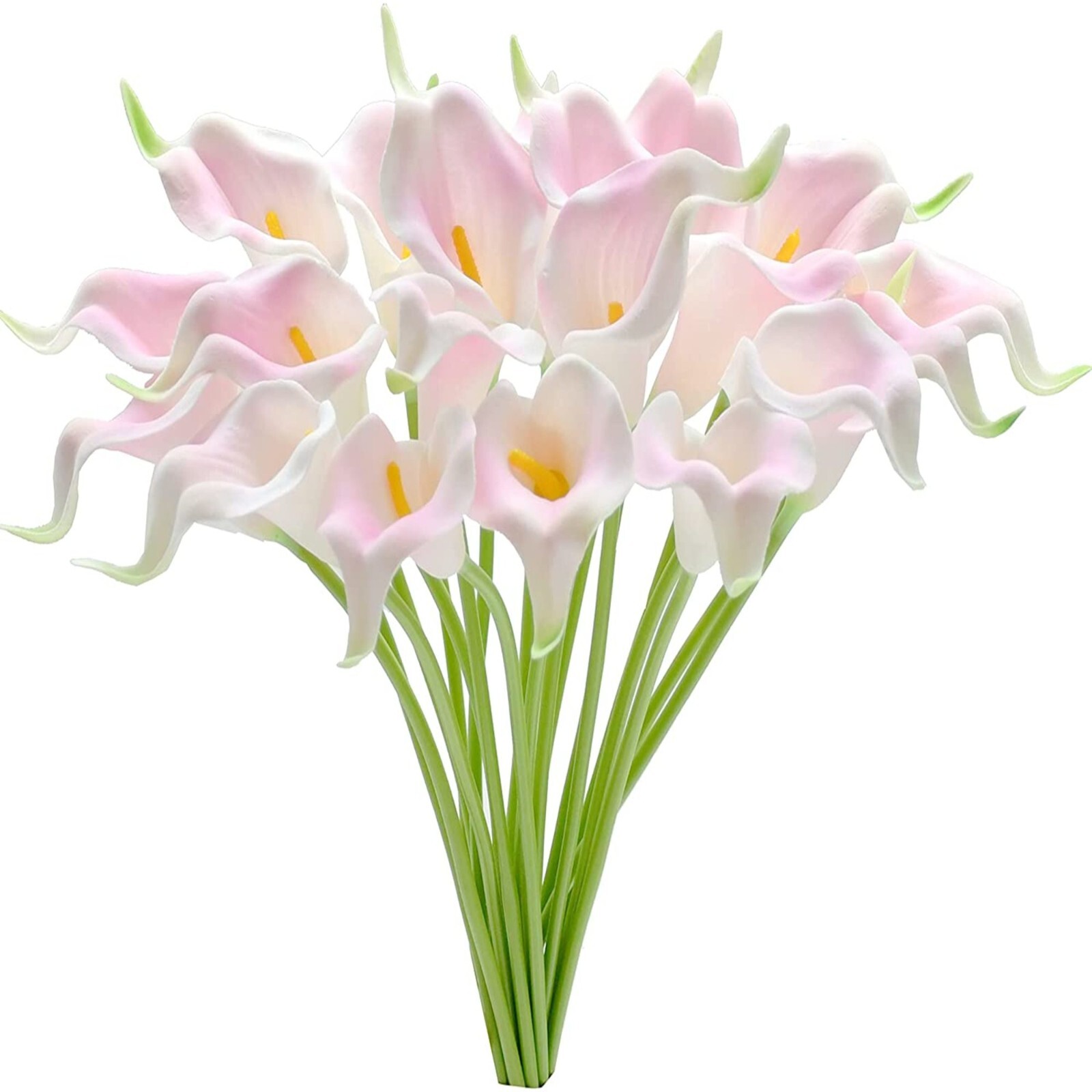 Real Touch Latex Calla Lily Bunch 14in Artificial Spring Flowers Pack of 20