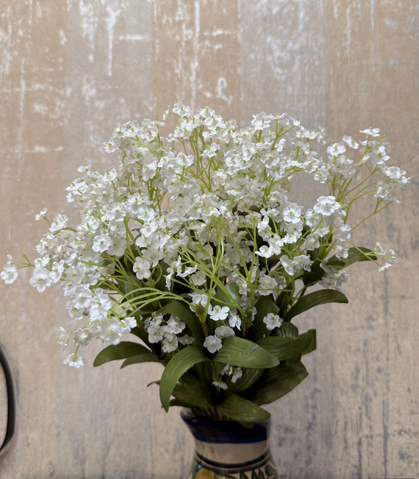White Artificial Wild Baby’s Breath Bush