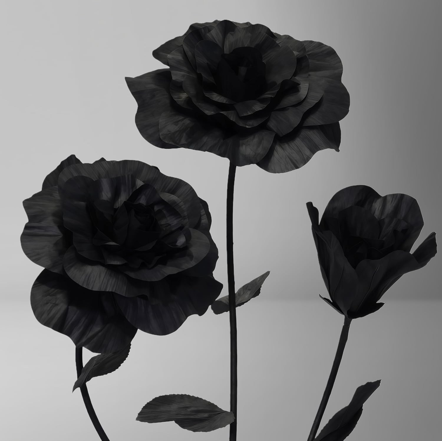 Giant Artificial Rose Decor, Oversized Standing Flower for Wedding Receptions, P