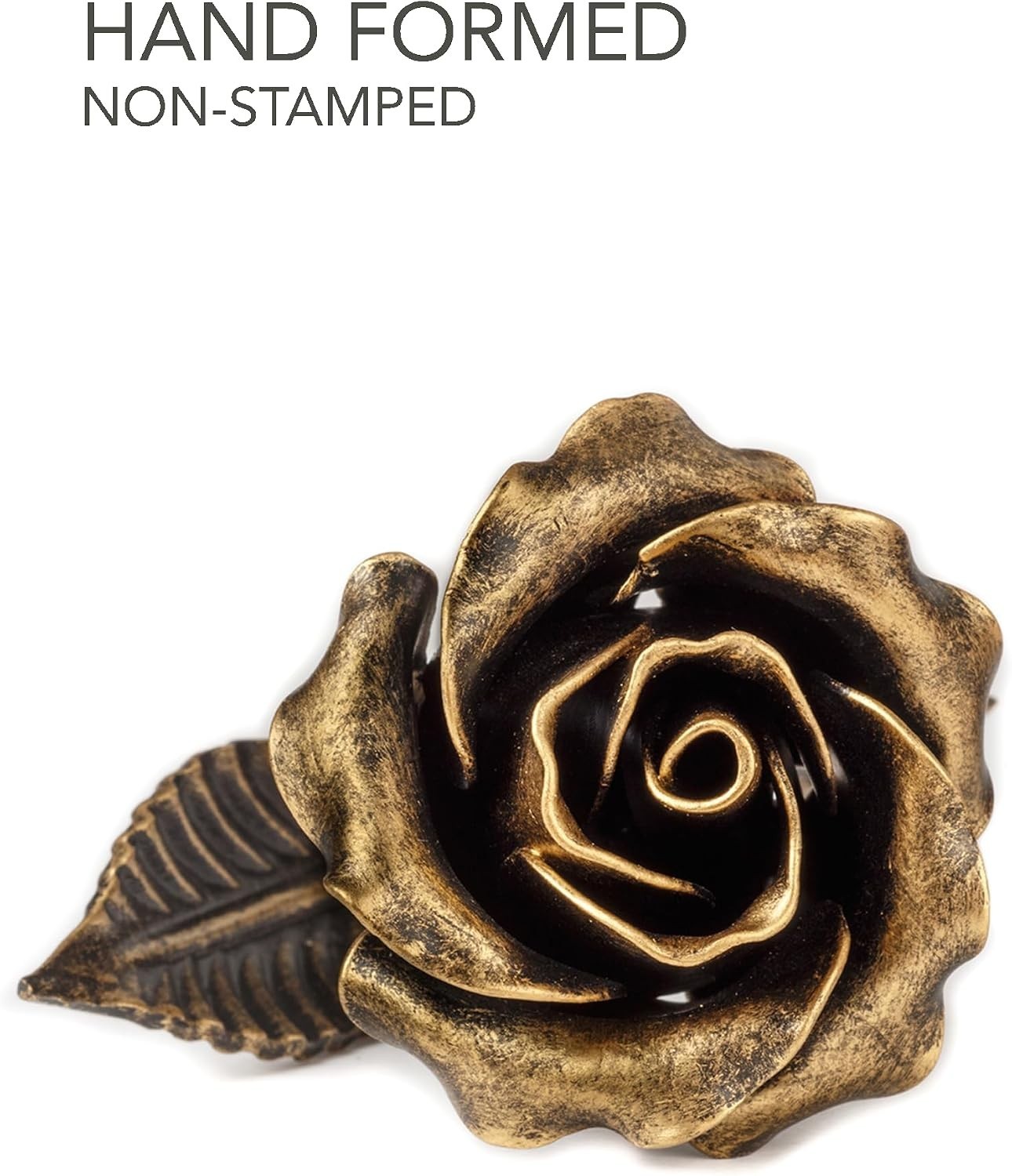 Hand Forged Bronze Flower – Eternal Love Gesture