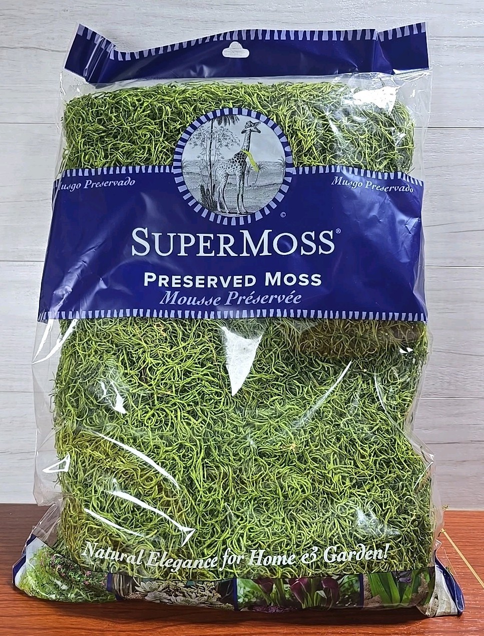SuperMoss Forest Fresh Decorative Moss for Potted Plants, Natural Green, .534in*