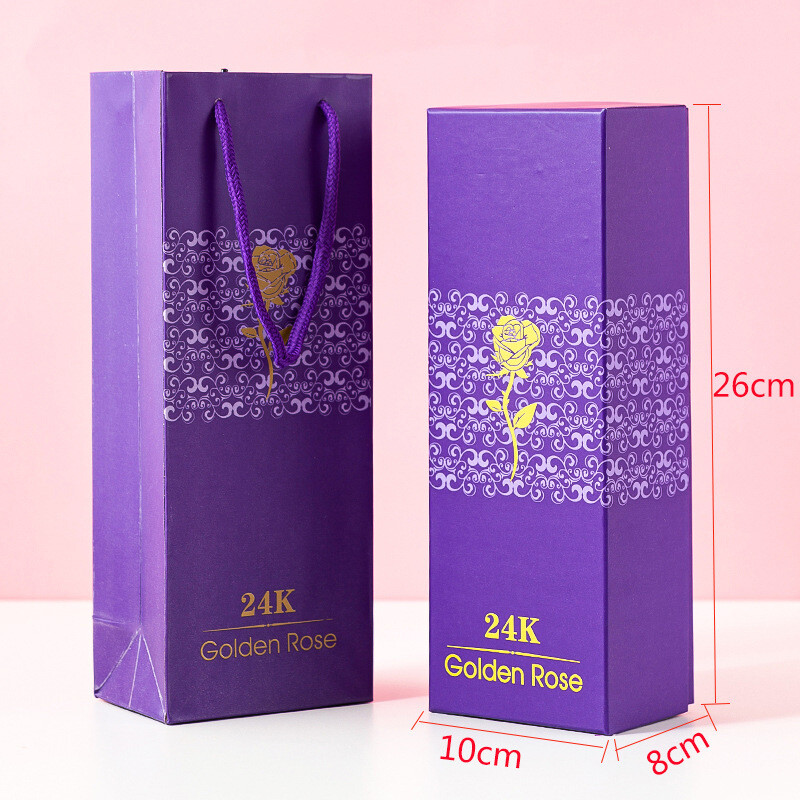 Gold Foil Rose Flower Valentine’s Day Christmas Gift