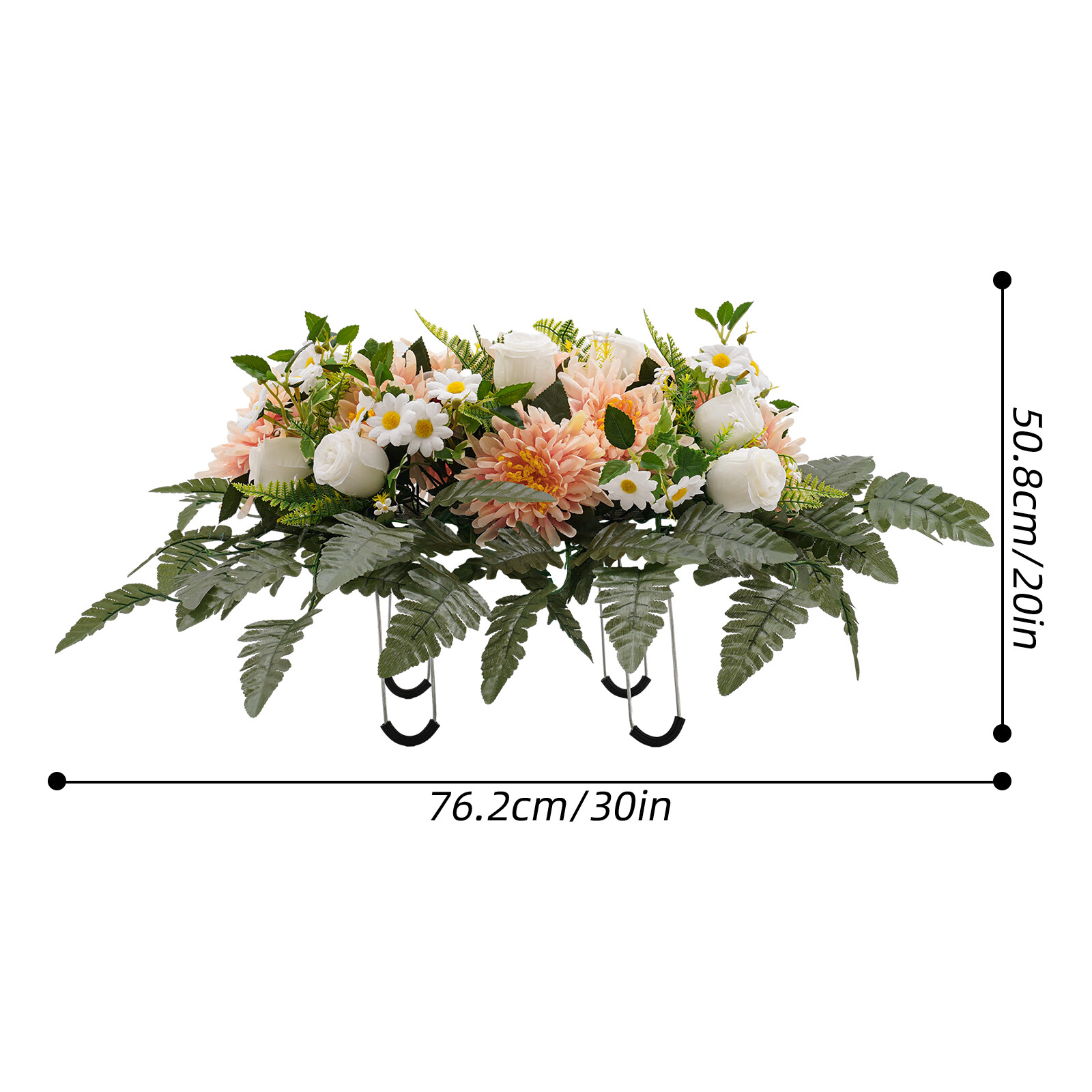 Artificial Realistic Flowers For Cemetery Memorial Wedding Decoration Outdoor