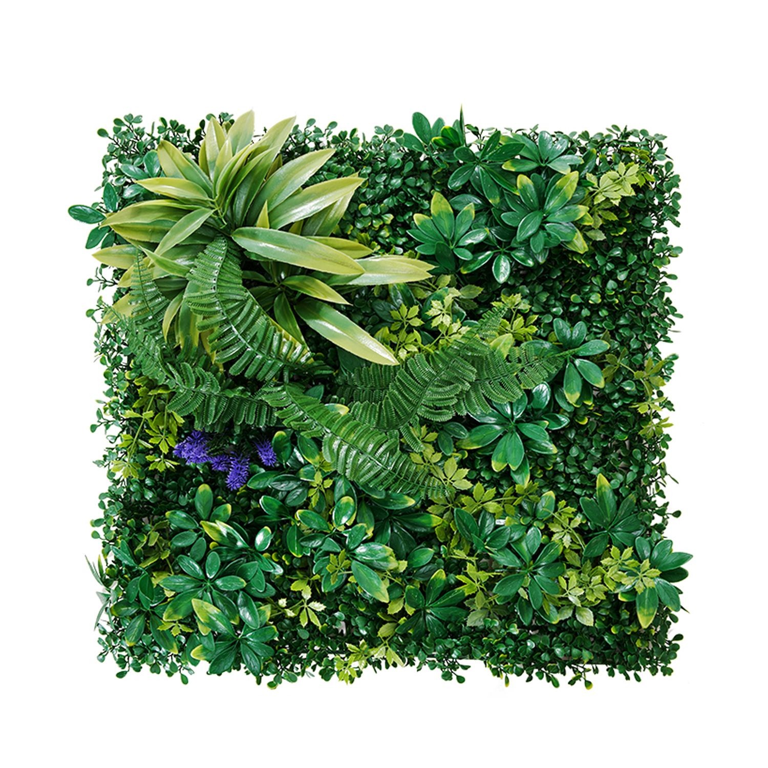 3D Artificial Grass Wall Panels 12PC 20x20in for Indoor Outdoor Green Decor