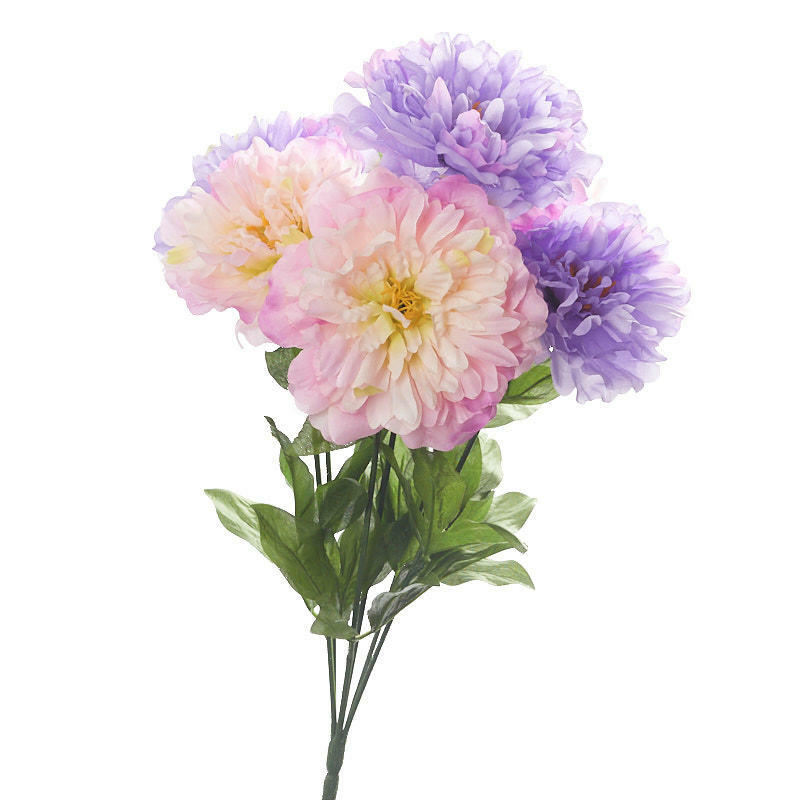 Factory Direct Craft Lavender and Pink Artificial Peony Bush