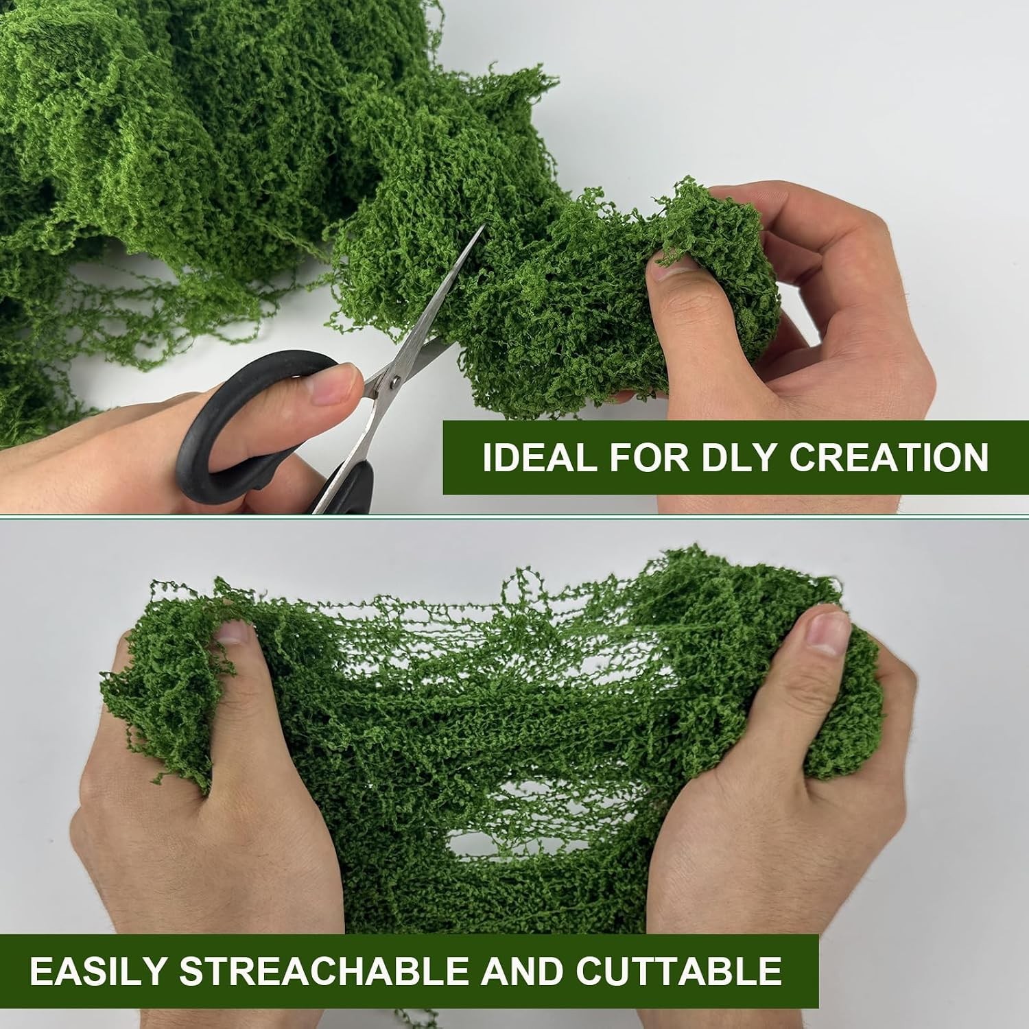 Green Simulated Moss Forest Filamentous Artificial Grass F Landscape Production