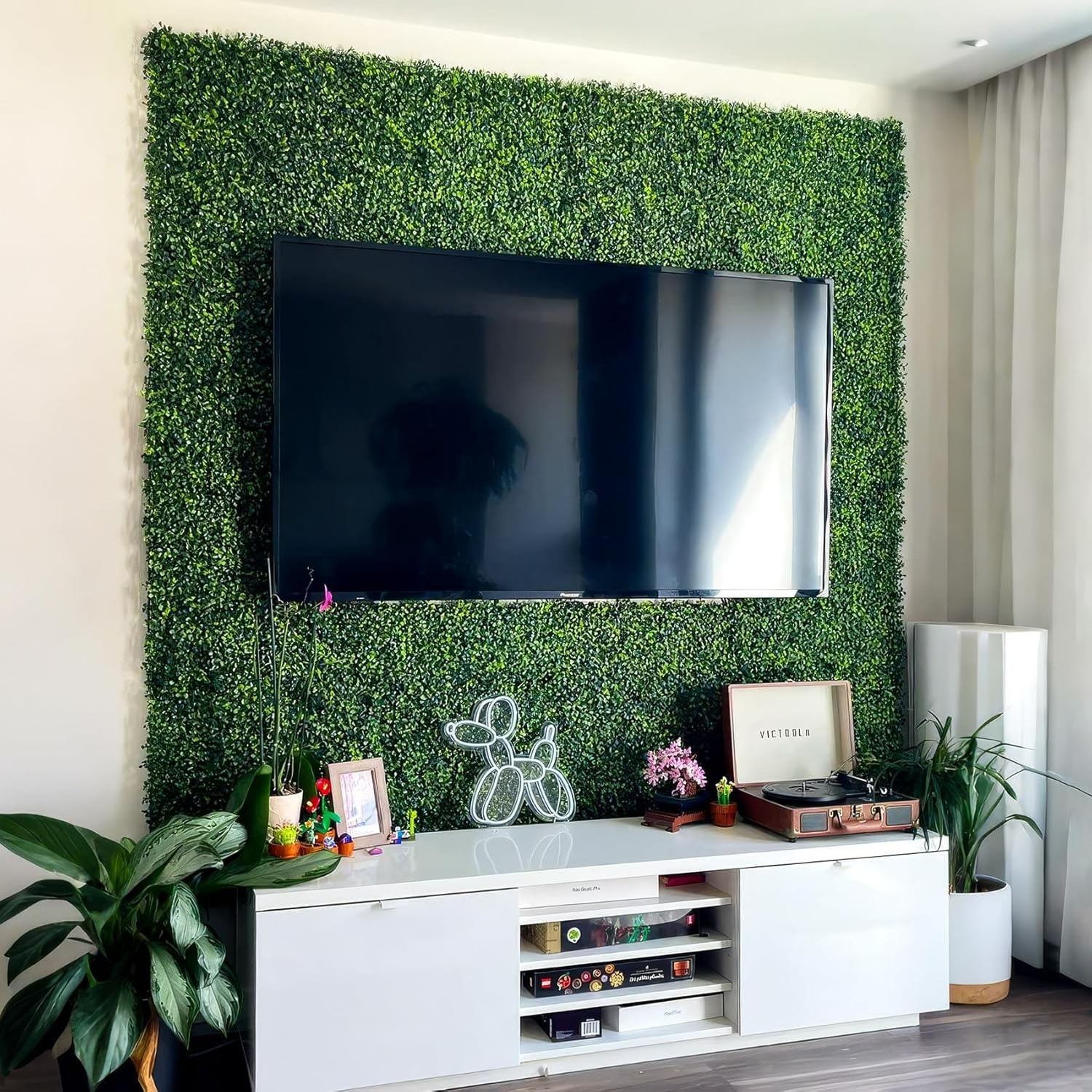 Versatile Faux Boxwood Panels – Outdoor Privacy Hedge & Indoor Decor