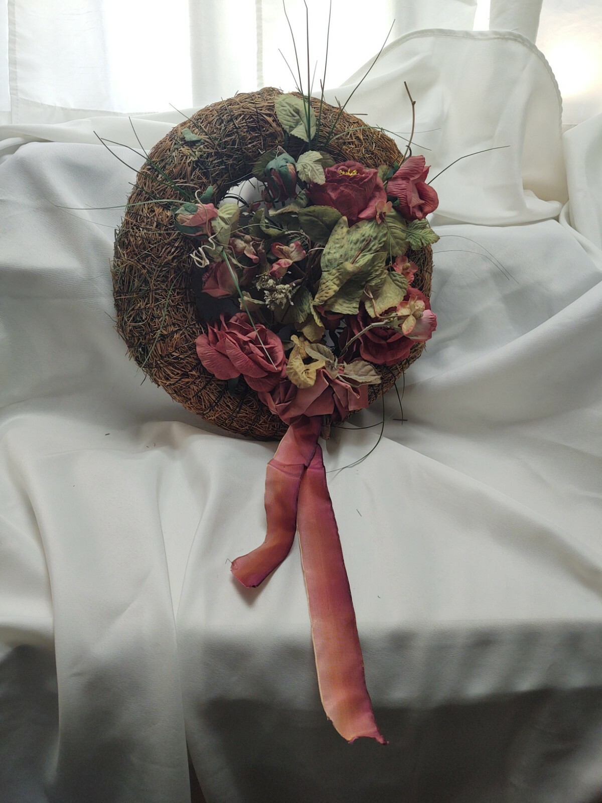 Floral Wreath Spring Summer Fall Door Wall Decoration