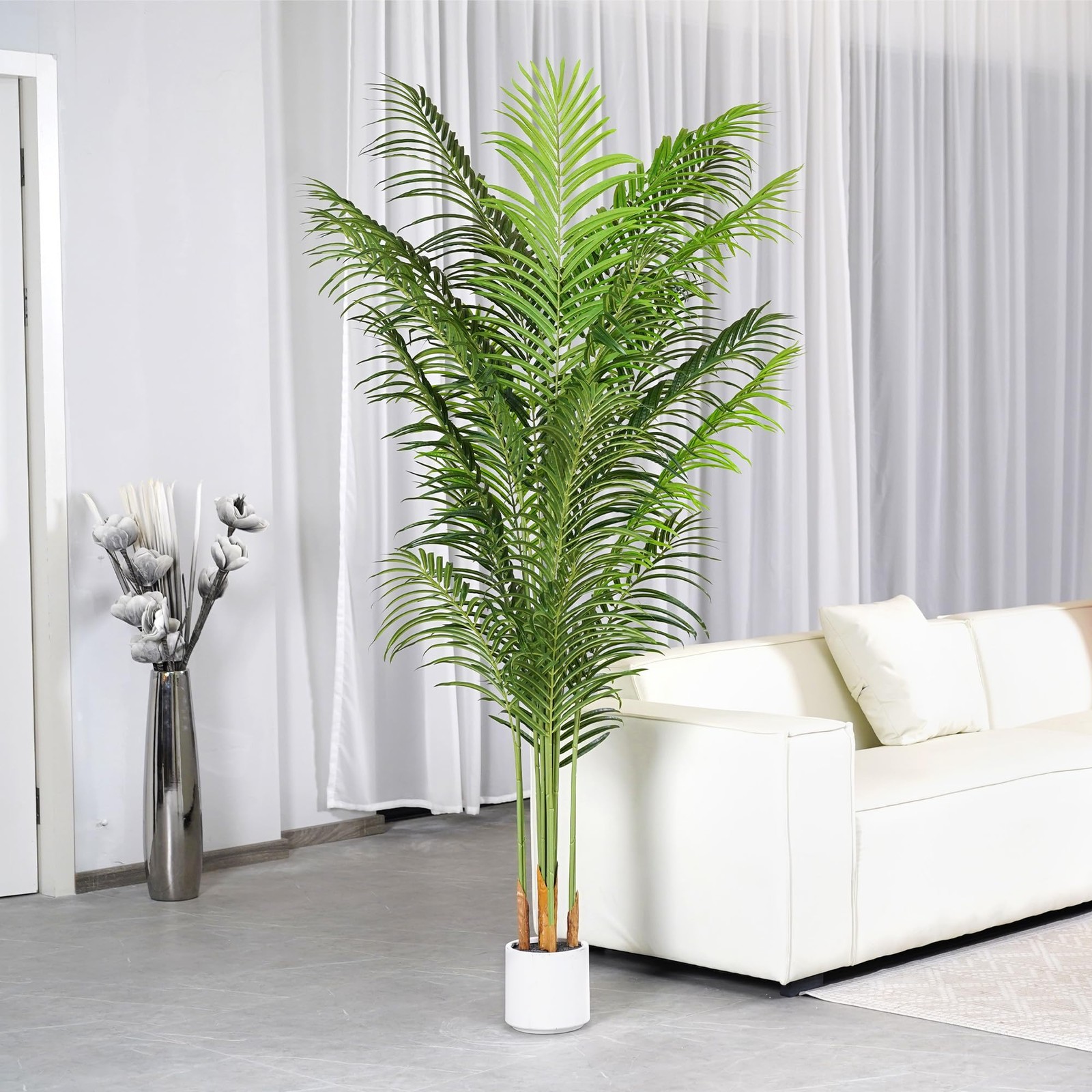 Artificial Palm Tree for Home Decor Indoor 6.6Ft Large Tall Fake Plants Faux …