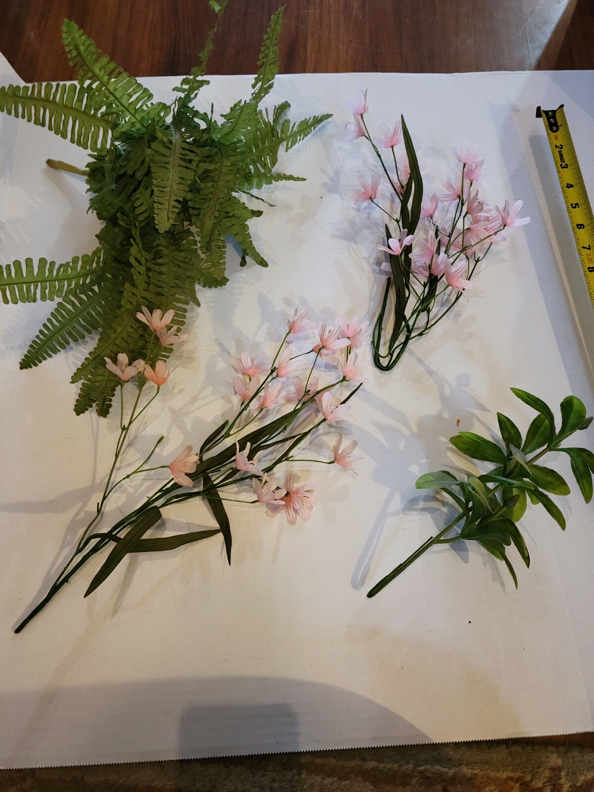 Large Selection Of Vintage Floral Stems And Leaves And Grapes