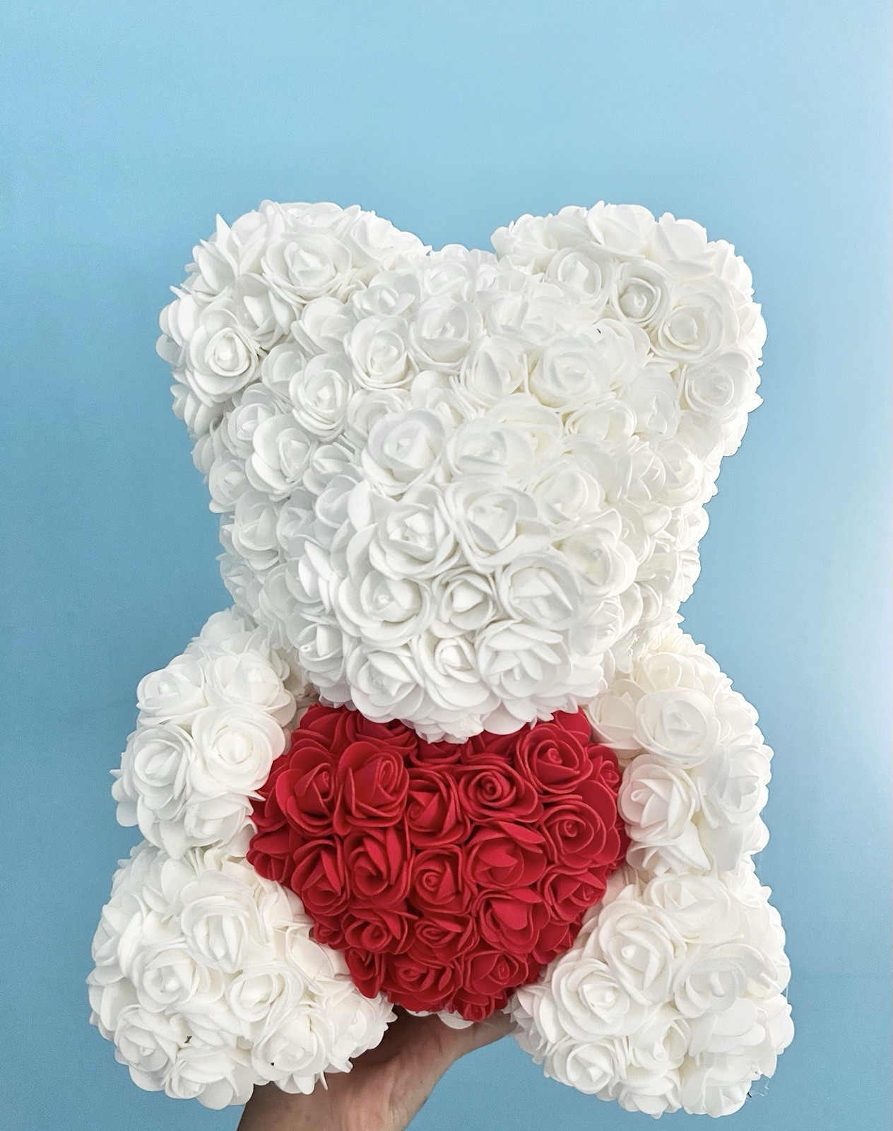 Flower Floral Foam Rose Teddy Bear Romantic Valentine’s Day Gift Girlfriend Wife
