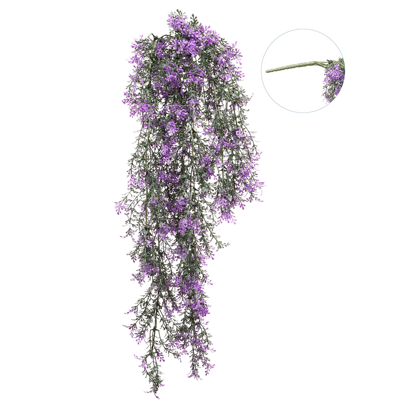 Artificial Hanging Garland Wisteria Vine With Wire Branches Wedding Home Decor