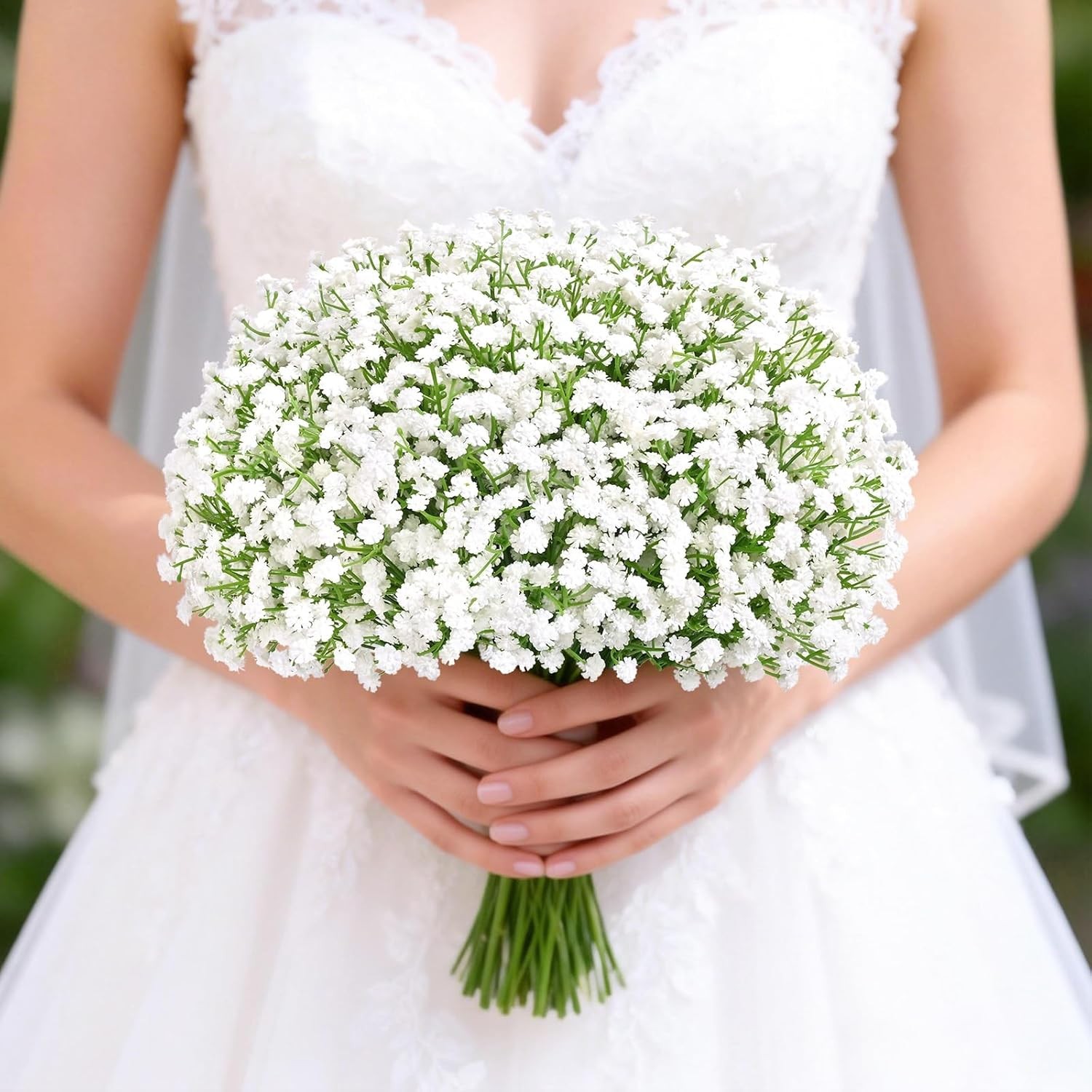 20× Baby Breath Artificial Flowers Gypsophila Faux White Flowers Outdooor Party