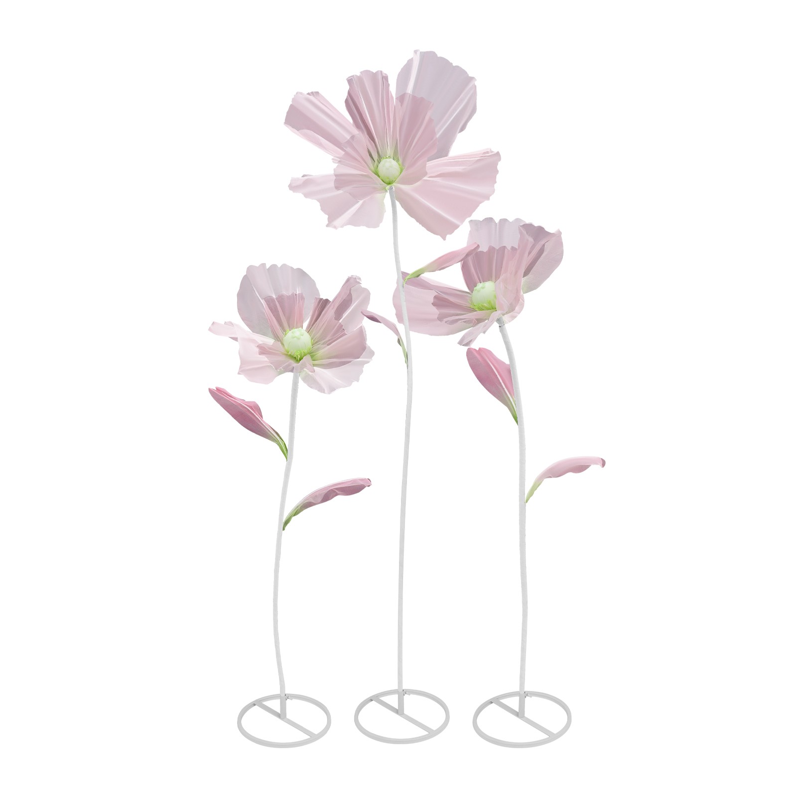 Giant Artificial Flower Decoration for Wedding Background, Artificial Flowers