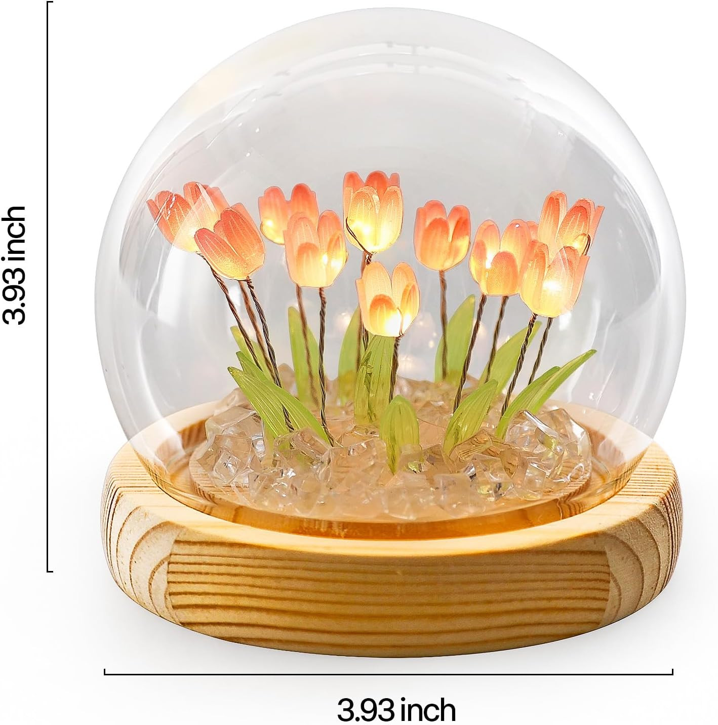Valentines Day Gifts for Her, Birthday Gifts for Women, Flower Lamp Night Light