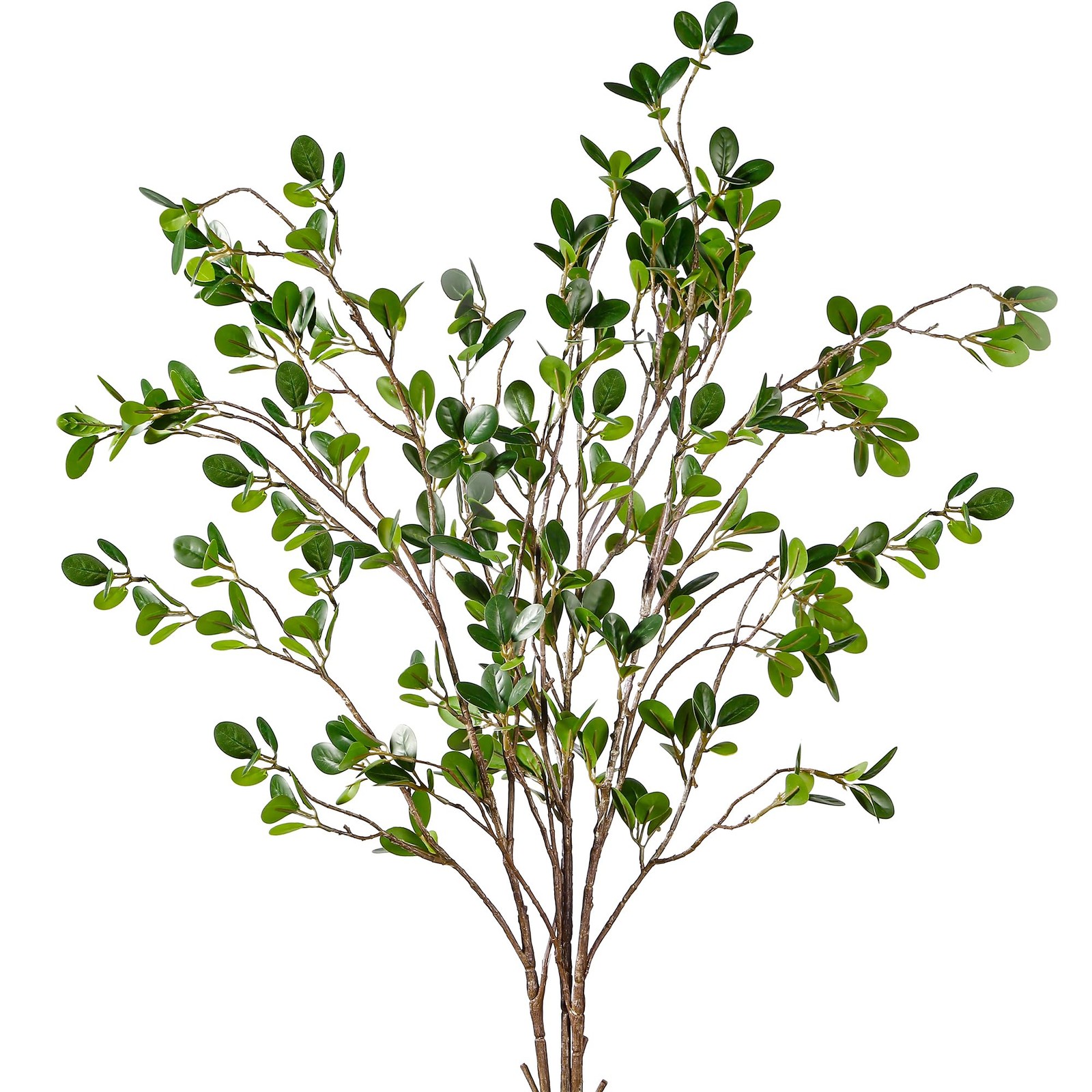 43 Artificial Ficus Branches 3 Piece Faux Greenery Stems for Home Decor