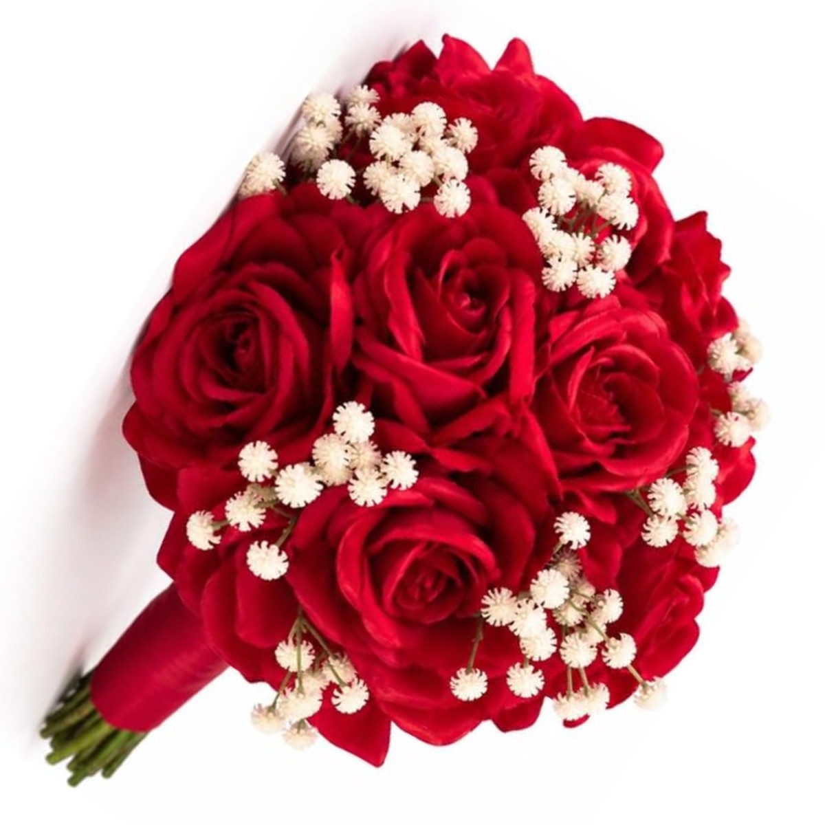 Artificial Flower Ball Centerpiece Red Rose Wedding Party Table Decor 2-PACK