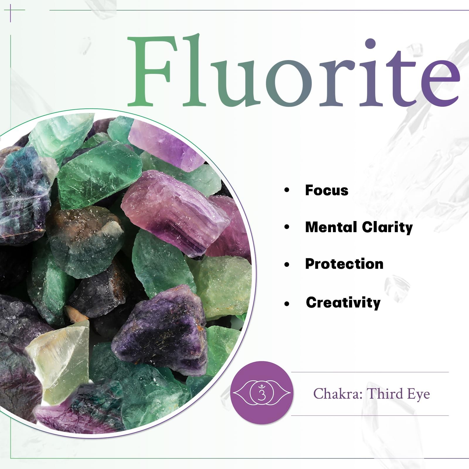 Natural Fluorite Crystal Money Tree Agate Slice Base Feng Shui Bonsai Crystal…