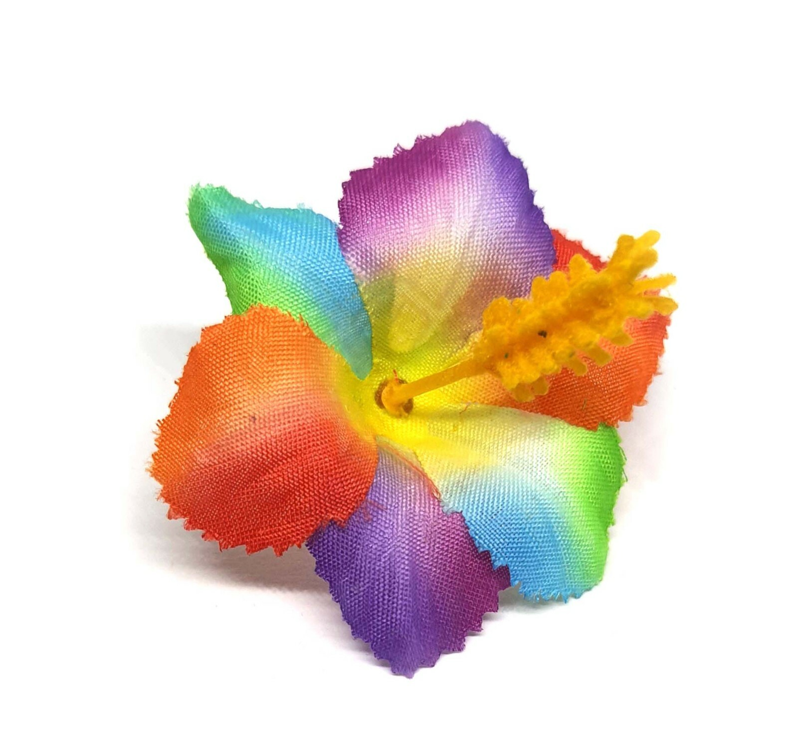 20pcs Hawaiian small hibiscus artificial flower head size 1.75 inches mix colors