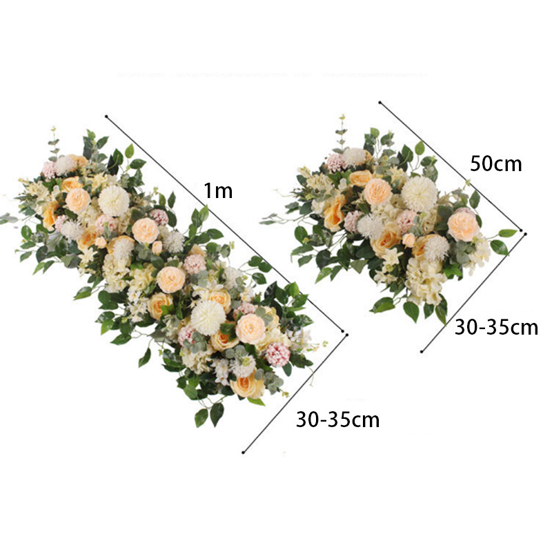 Flowers Row Wedding Supply DIY Rose Peony Wall Backdrop Arrangement Arch Decors