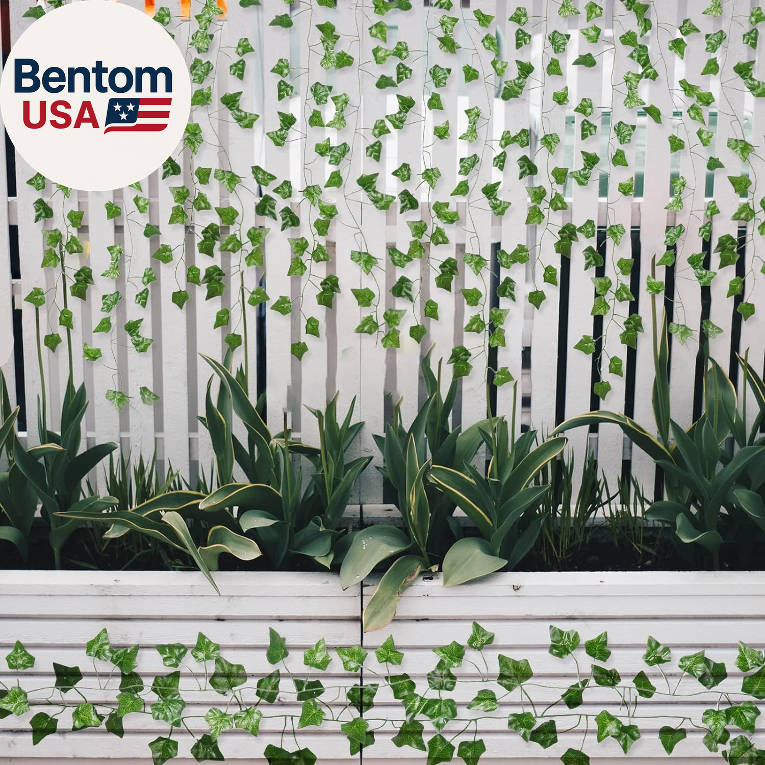 Fake Vines for Room Decor(12 Pack 84 Feet) Aesthetic Artificial Plant Ivy Leaves