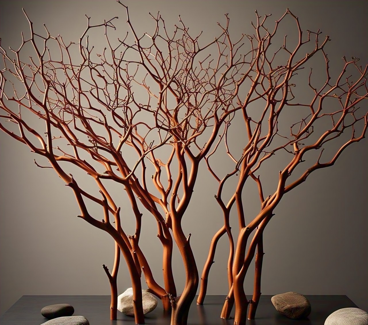 6 20″ Manzanita Branches Elegant & Lengthy DIY Decor Centerpiece