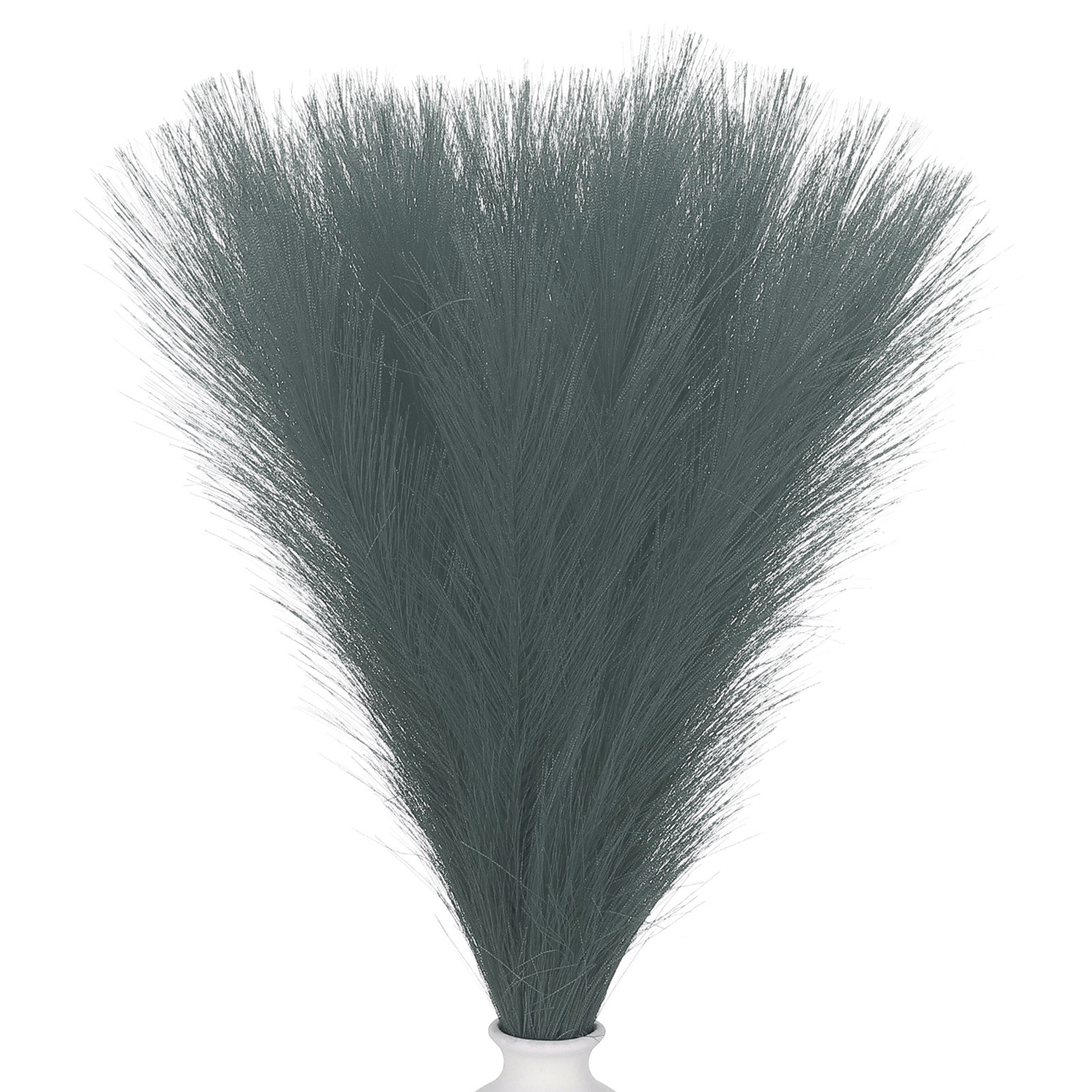 17.7in Pampas Grass Decor, 50pcs Artificial Pampas Grass Bulk, Gray