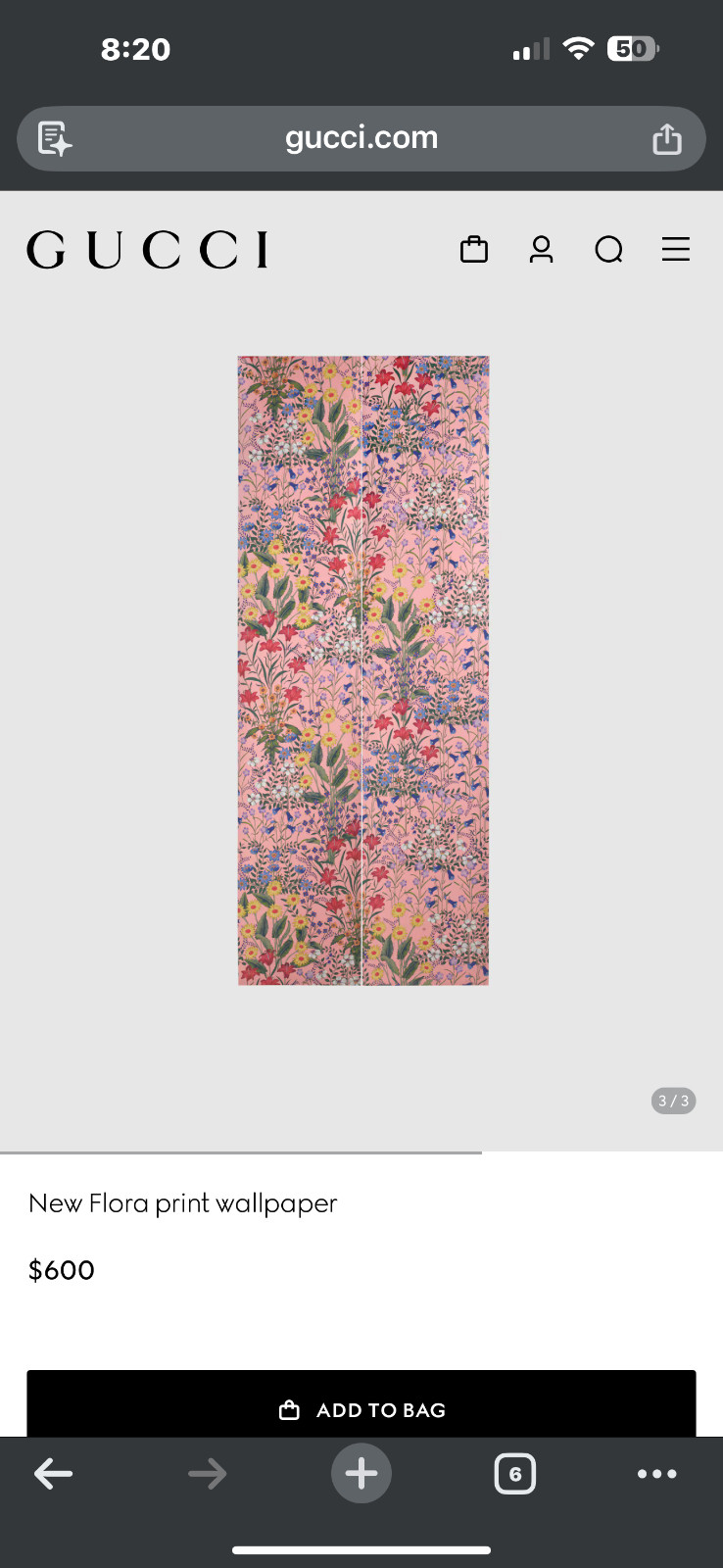 gucci wallpaper “new flora” pink wallpaper