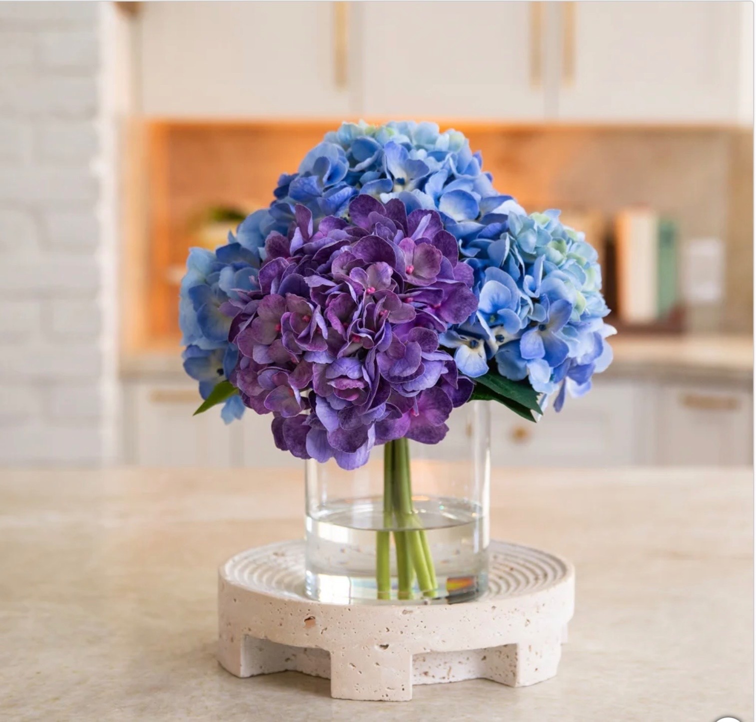 Nearly Natural Faux 12″ Hydrangea Arrangement