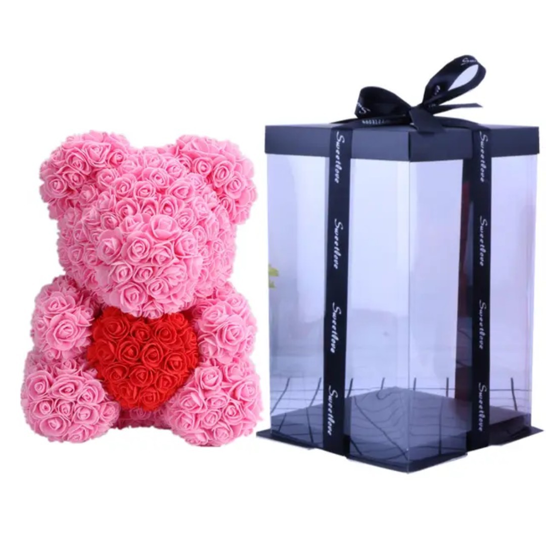 40cm Foam Flower PE Rose Bear Heart Bear Thanksgiving Mother’s Day…