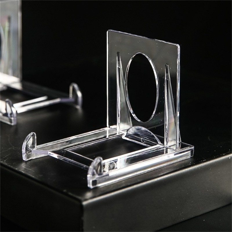 10pcs Mini Acrylic Plate Stands Multipurpose Storage Bedroom Dormitory Photo