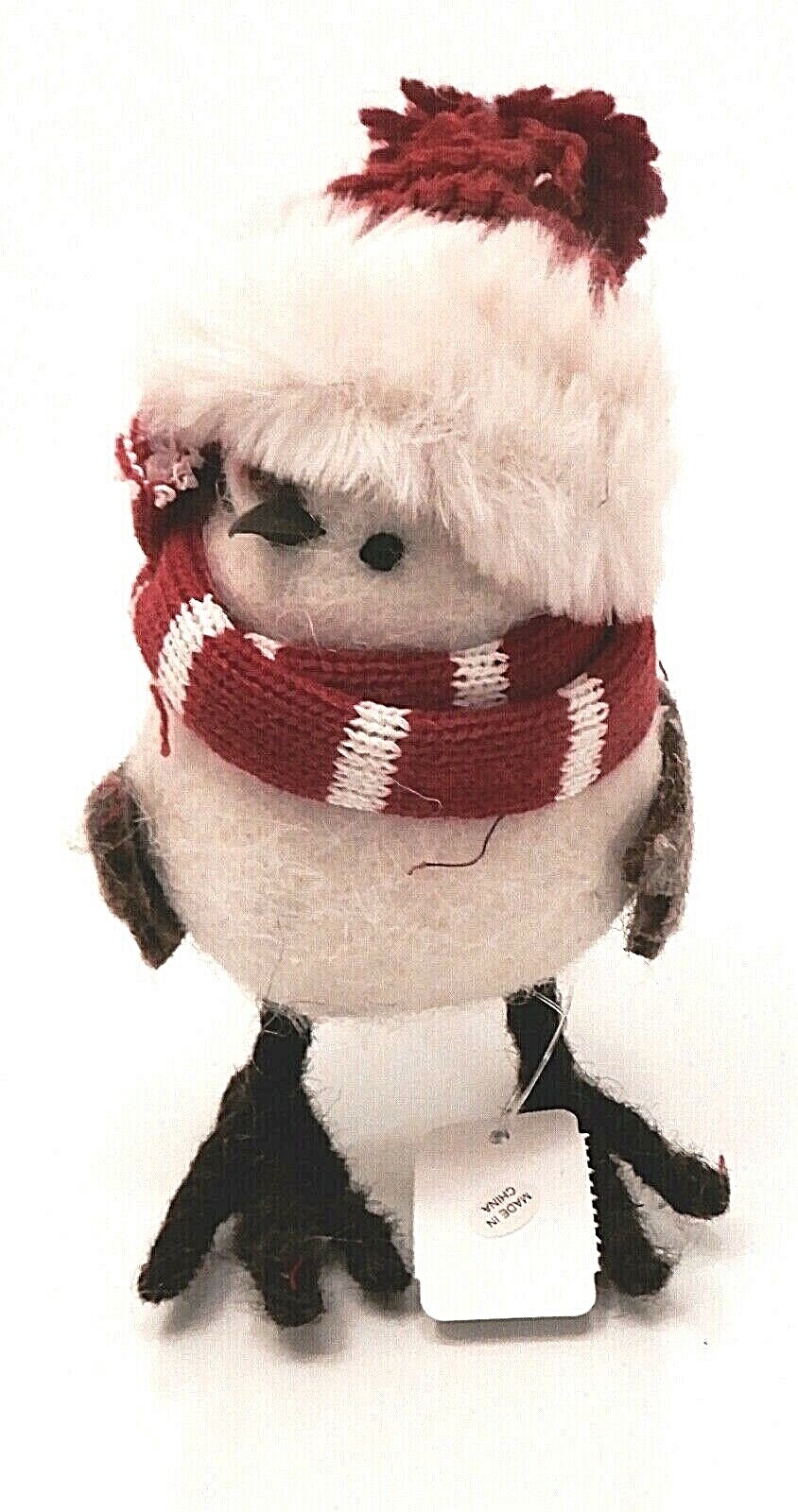 BATH & BODY WORKS WINTER SPARROW WHITE HAT & SNUGGLE SCARF NEW!
