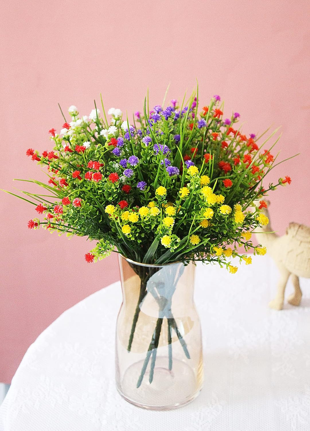 6 Bundle Artificial Gypsophila Baby’S Breath Flowers for Wedding Home Office