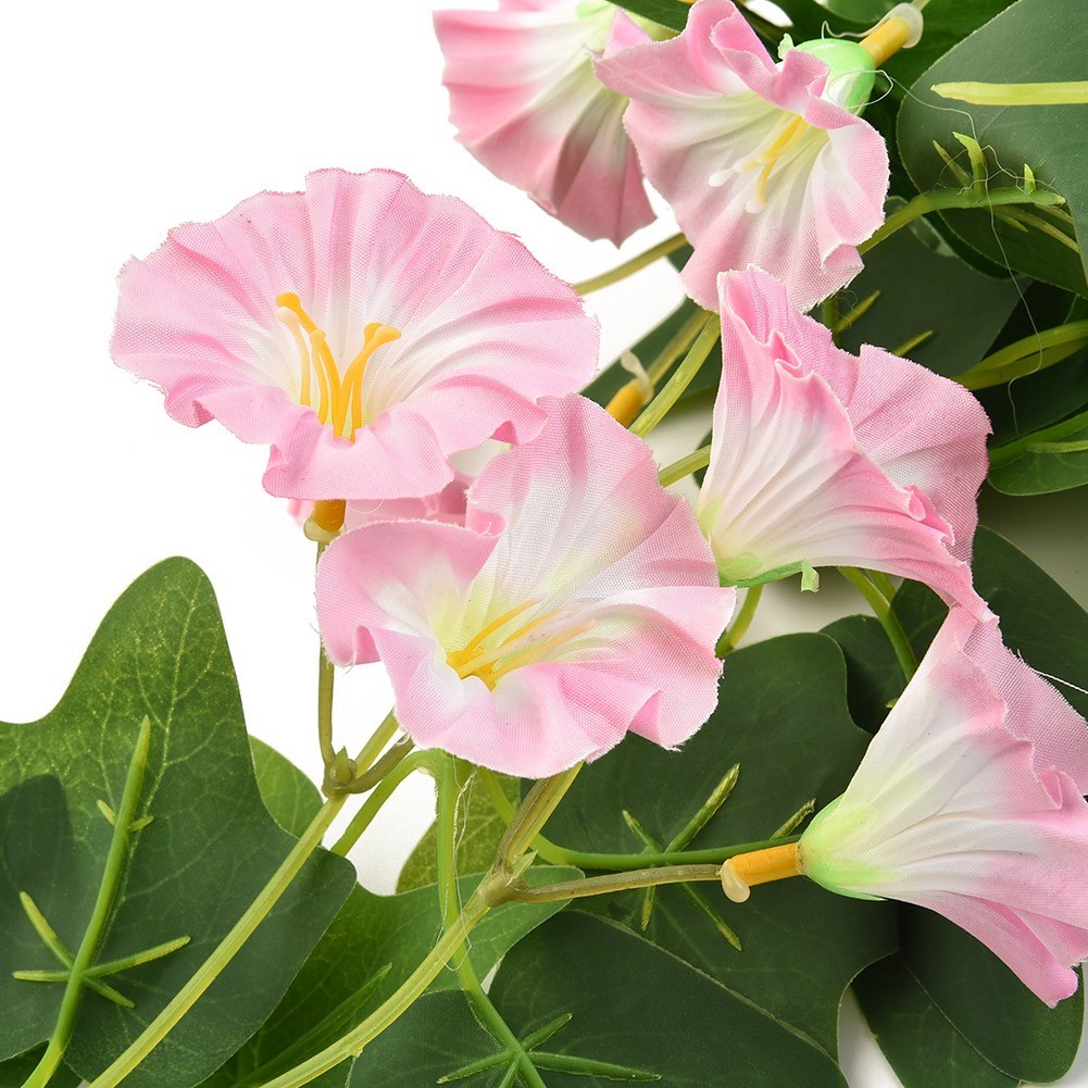 1PCS Artificial Fake Hanging Silk Plastic Flowers Vine Plant Garden Decoration