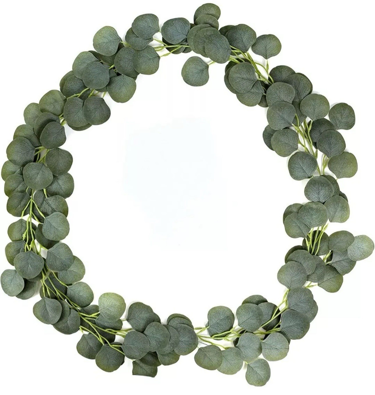 3 Pack Artificial Eucalyptus Garland 146 Leaves Greenery Silk Leaves Vines Artif
