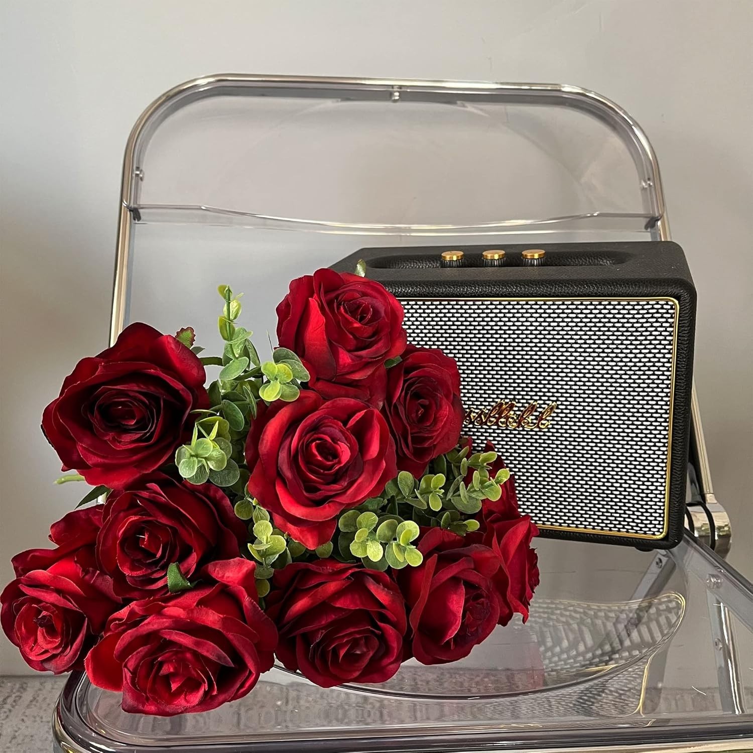 Beautiful 10pcs Gradient Wine Red Silk Roses – Perfect for Weddings and Home Use