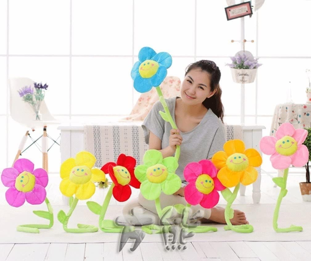 18-Inch Artificial Sunflower with Bendable Stems – Perfect for Weddings & Events