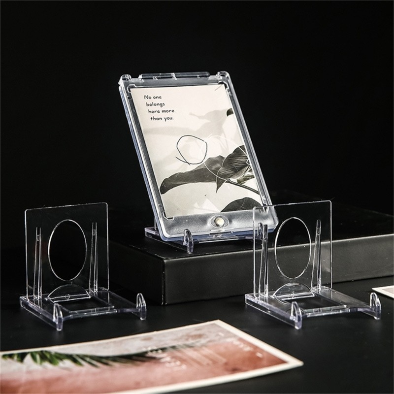 10pcs Mini Acrylic Plate Stands Multipurpose Storage Bedroom Dormitory Photo